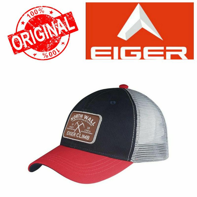TOPI JARING TRUCKER CAPS HIKING TRAVELLING OUTDOOR ADVENTURE NORTH WALL ORIGINAL PRODUCT