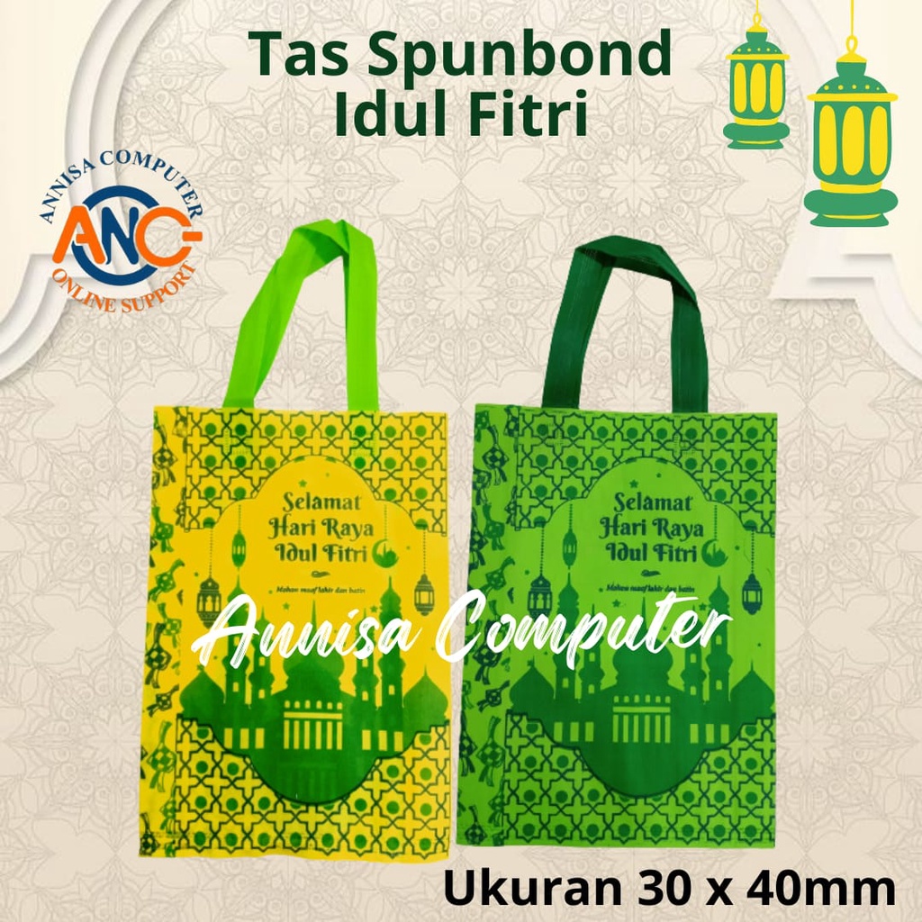 

Tas Kain Spunbond Lebaran / Tas Tenteng Parcel / Kantong Idul Fitri