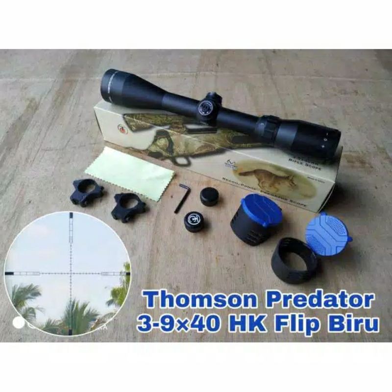 TELESCOPE PREDATOR HK 3-9X40 JERNIH VIEW LUAS RETICLE NEW HK