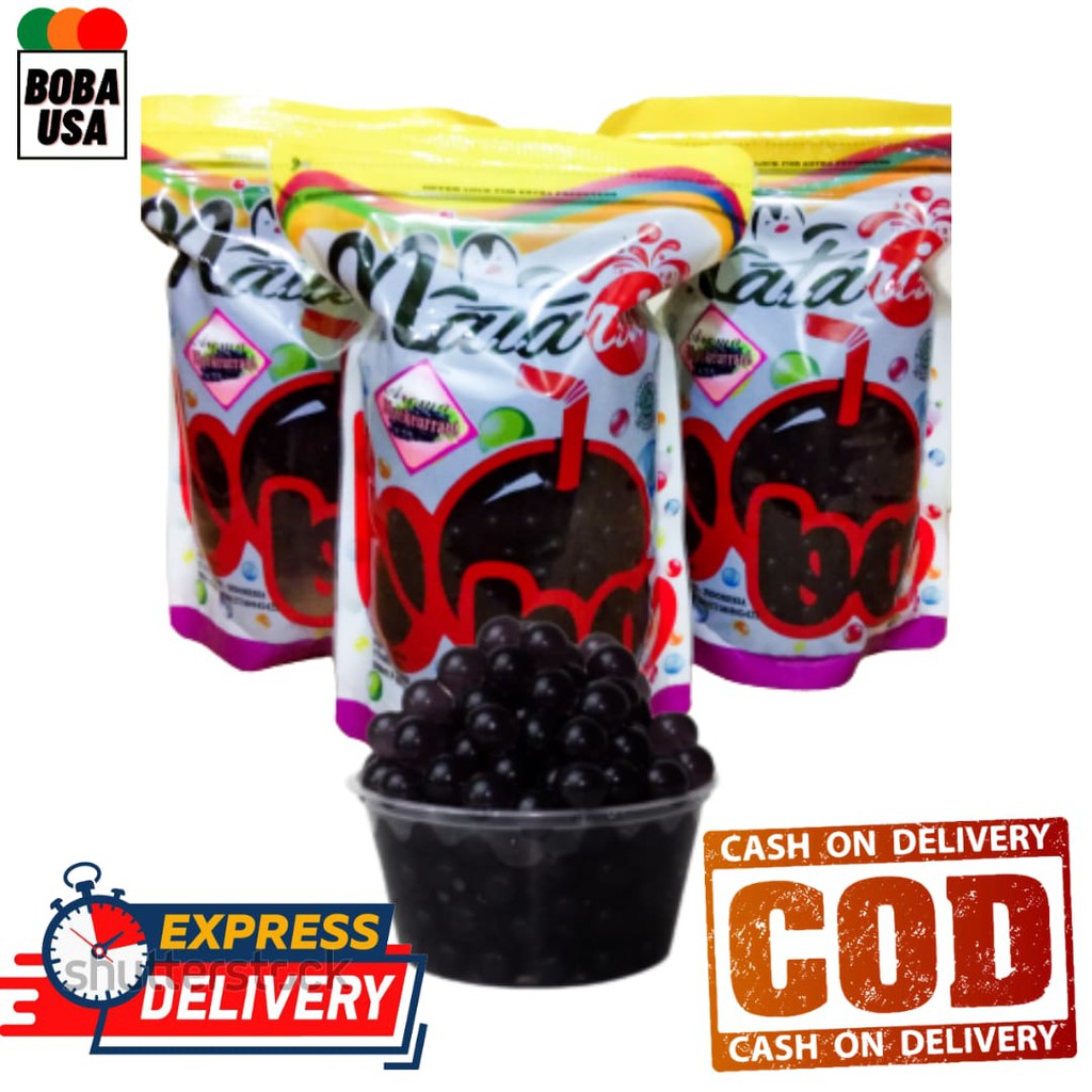 

Popping Boba Blackcurrant 500gr/Boba Blackcurrant Halal-Tanara