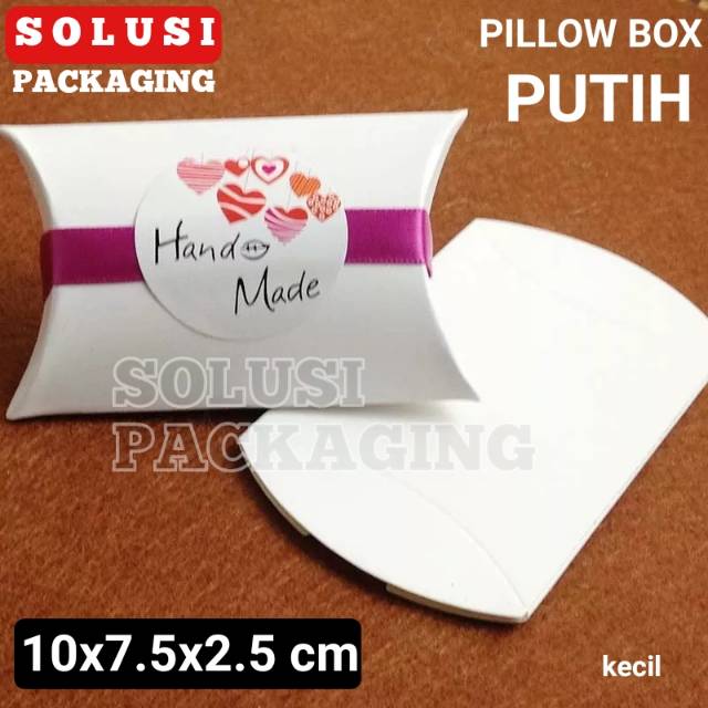 

36 PCS KOTAK AKSESORIS PILLOW BOX PUTIH TIPE P/KOTAK SOUVENIR KADO HADIAH PERNIKAHAN GIFT BOX