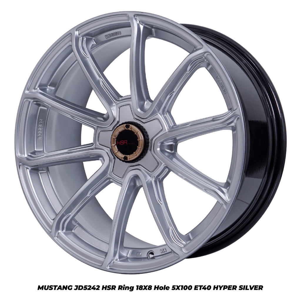 velg hsr wheel mustang ring 18 lebar 8 pnp terios civic hrv innova dll