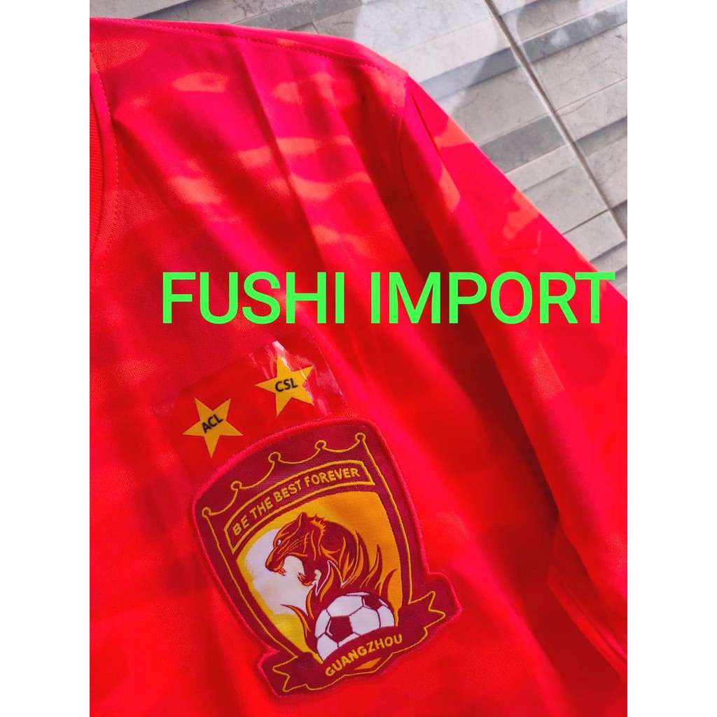 HQ JERSEY BOLA GUANGZHOU EVERGRANDE HOME 2021-2022 GO HQ IMPORT