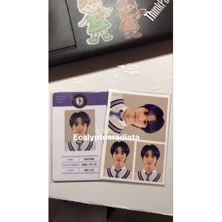 id card+id photo b2s taeyong sealed