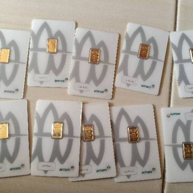 Logam mulia antam emas 2 gram (new press) tahun 2019