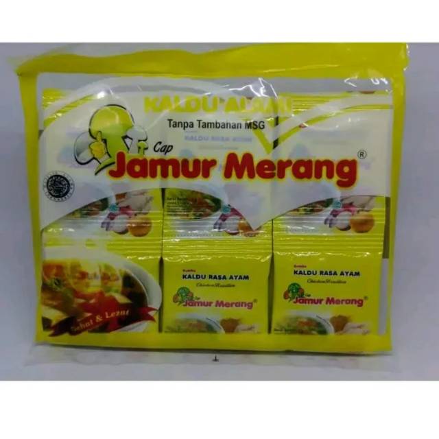 

Kaldu alami jamur merang sachet 3gr