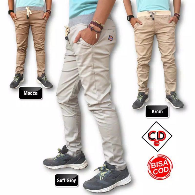 TERBARU CELANA CHINO STREET COLOR RIB 27-32