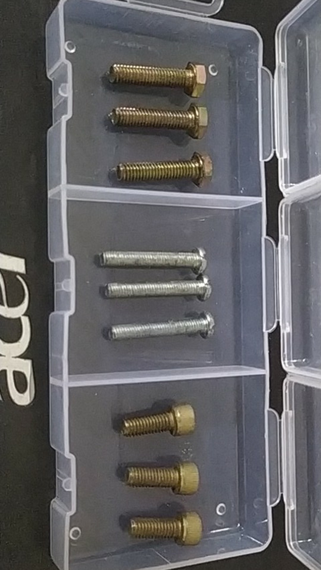 Kotak Penyimpanan 3 Sekat Permanen ( Kecil )