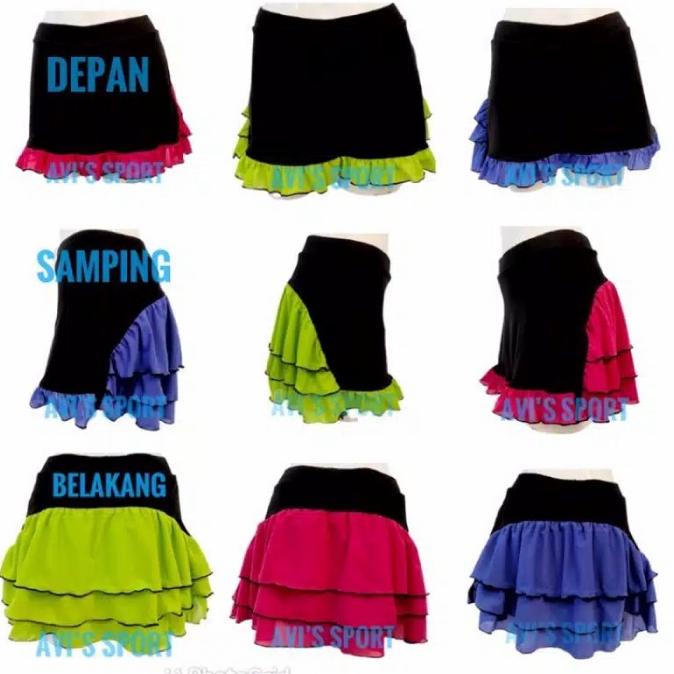 rok senam pendek/rok senam gotik