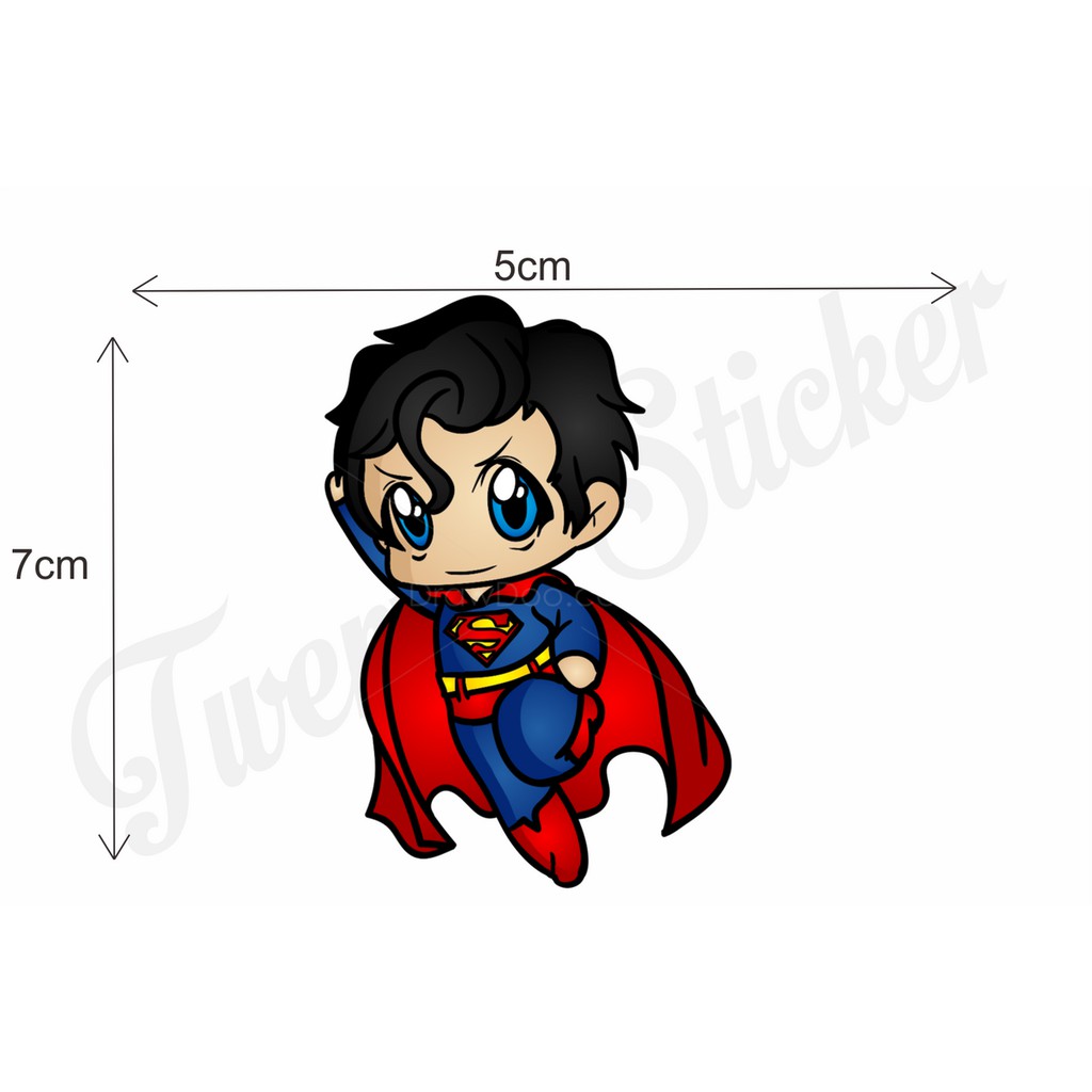 

STIKER SUPERMAN HARGA UNTUK 1PCS STICKER
