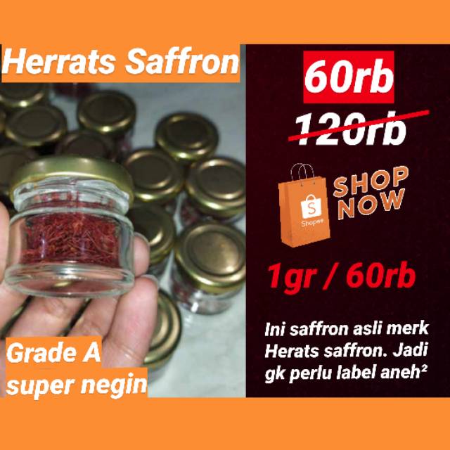 

Herats Saffron - (Super negin) Berkualitas