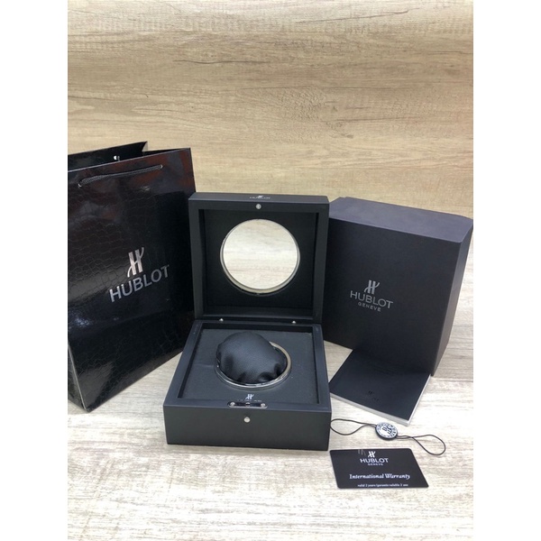 Box Jam Tangan Hublot Original Atasan Kaca'ya