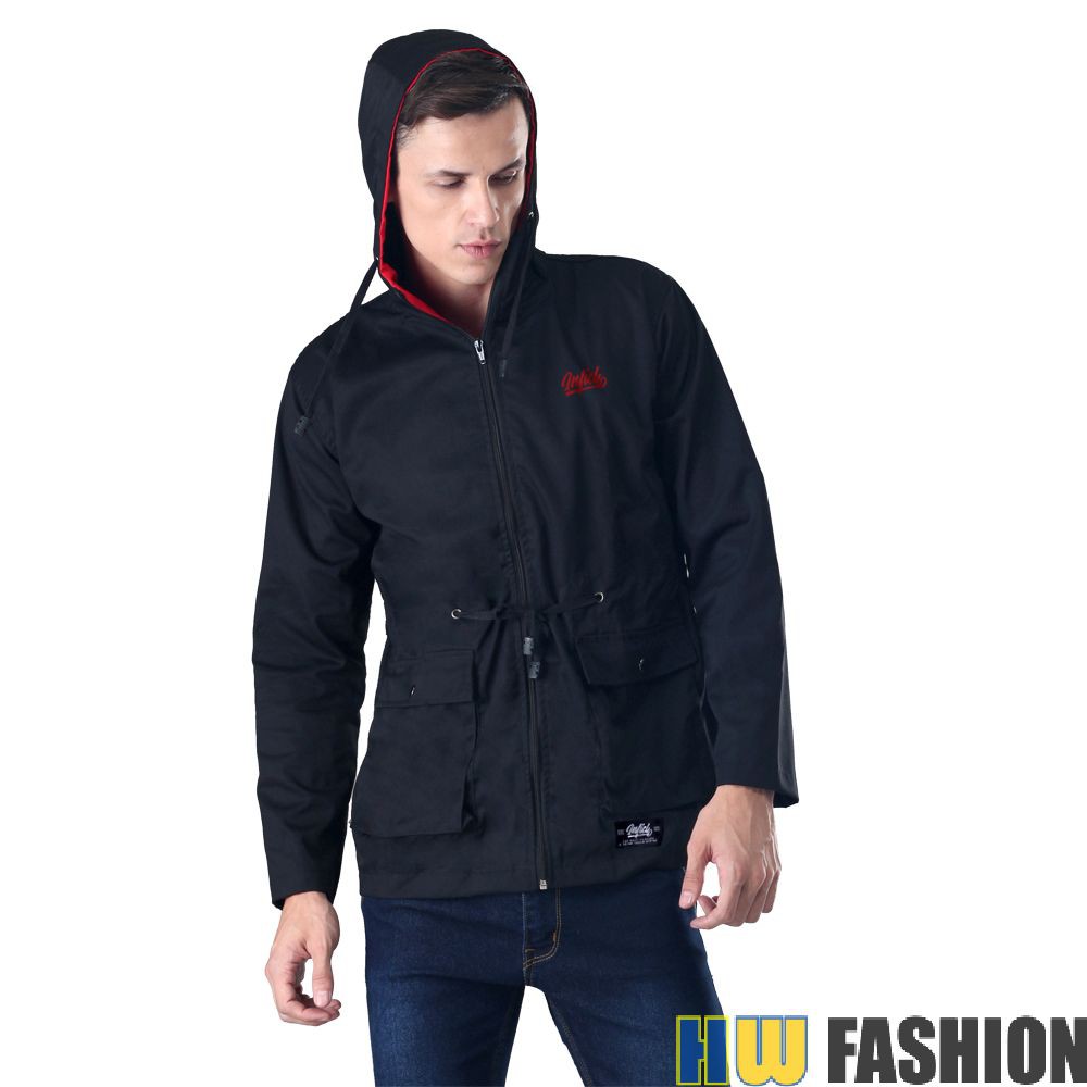 Inficlo - INF 375 Jaket Pria Hitam murah original cibaduyut keren