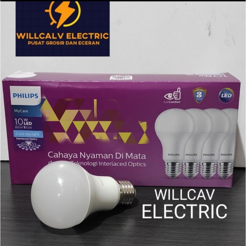 PHILIPS LED 10W 10 WATT / LAMPU PHILIPS LED 10W 10 WATT PACK HARGA 1 PC CAHAYA PUTIH