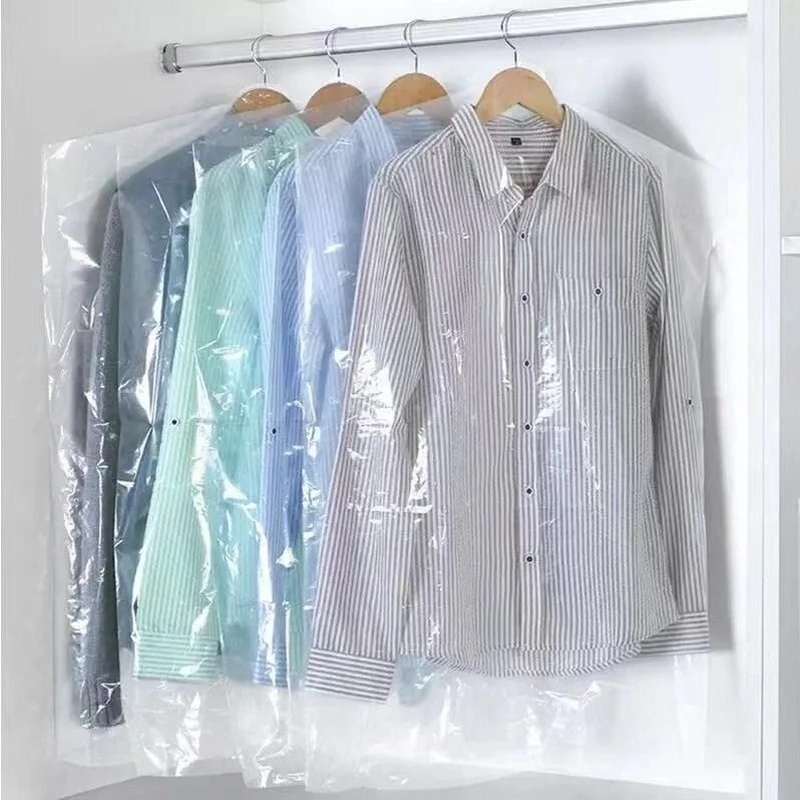 [Featured] 60x90cm Disposable Transparent Clothing Dust Bag / Dust Cover For Dry Cleaners Clothing Store Organizer