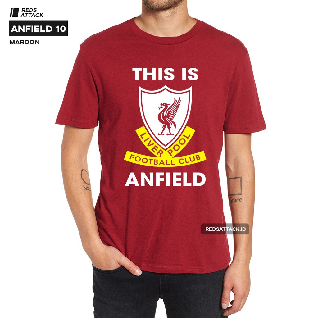 Kaos Liverpool This is Anfield n1 Big Size Termurah!!! M L XL 2XL 3XL 4XL 5XL Unisex