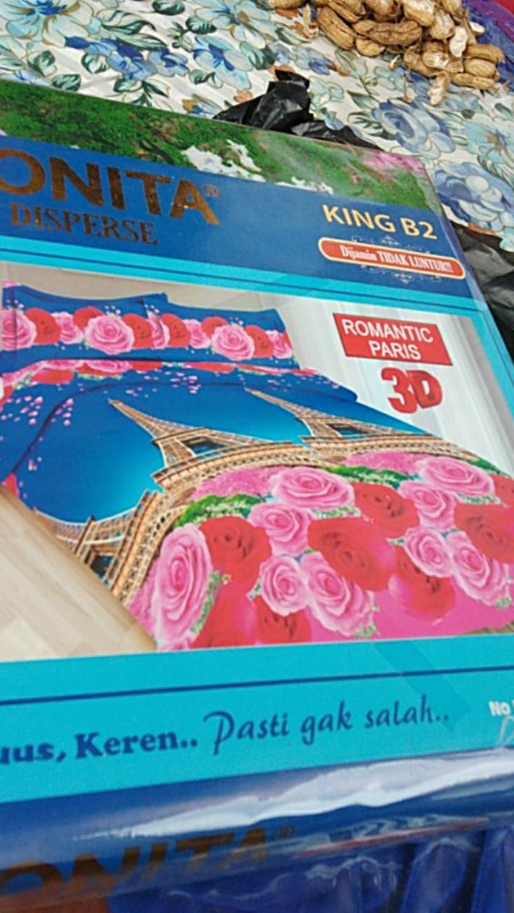 Sprei Bonita B2 [green Tulip, Nikita, Holland Tulip, Viviane, Khayana, Cactus]