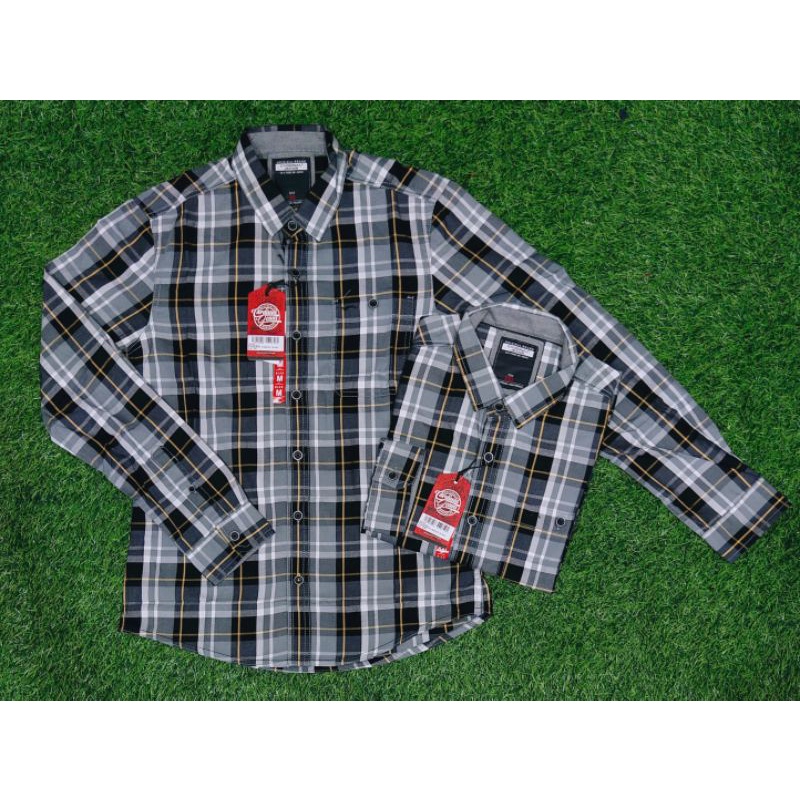 BAJU CARDINAL ORIGINAL KEMEJA COWOK CARDINAL ORI TERBARU KEMEJA LENGAN PANJANG KOTAK KOTAK