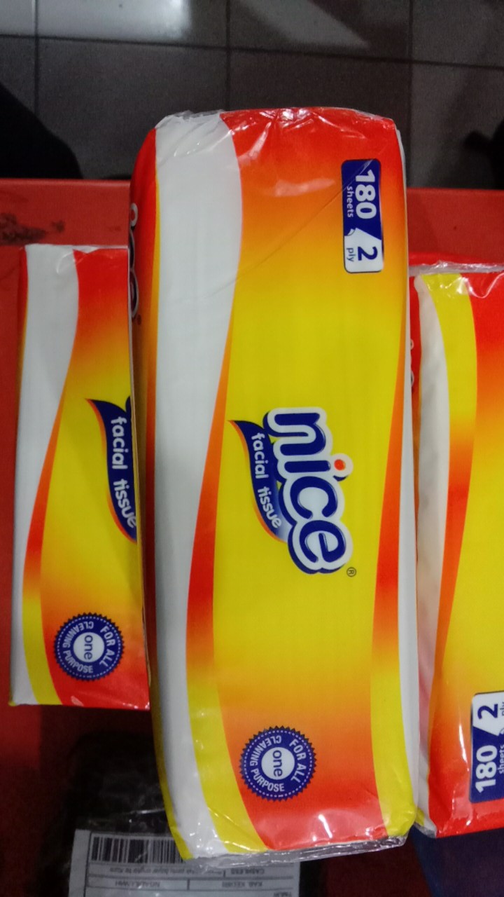 Tissue Nice Facial 180 Sheets Softpack Murah