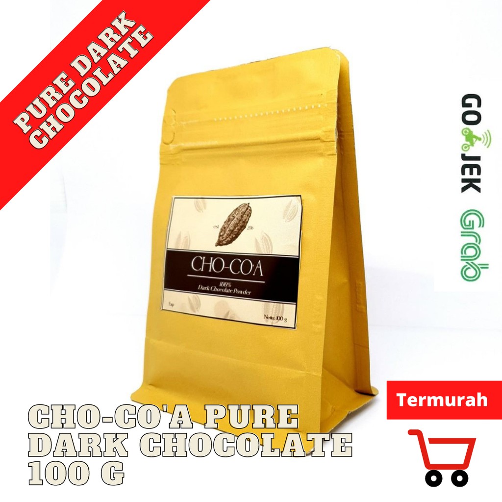 Bubuk DARK CHOCOLATE Powder 100% Dark Chocolate Special Minuman