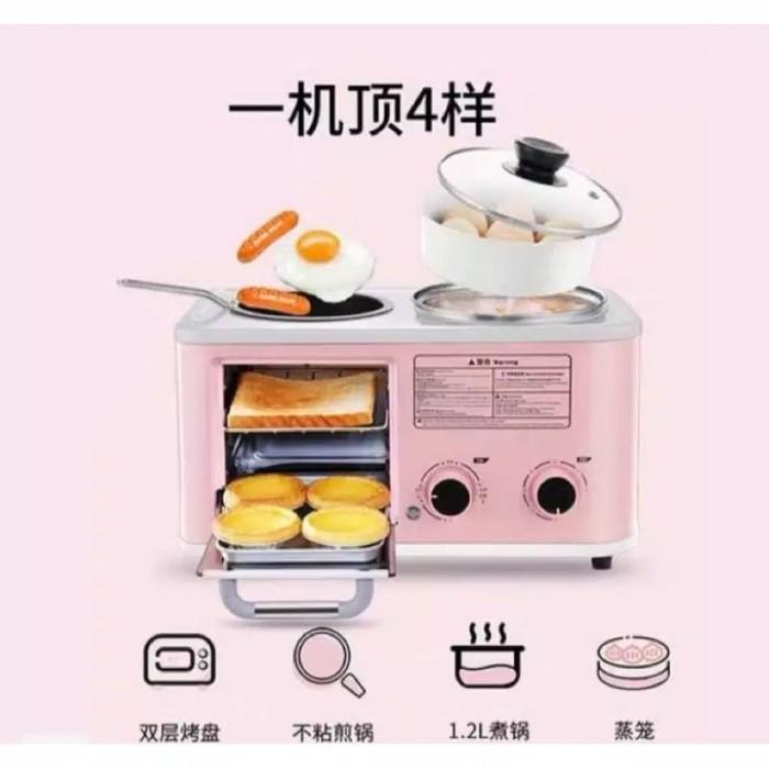 Oven | Oven Mini 3 In 1 Tiktok Microwave Listrik Multifungsi