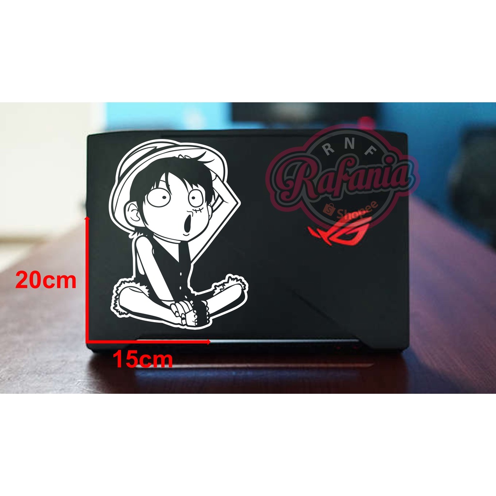 Stiker skotlet One Piece Anime Luffy aisi cutting stiker part 3