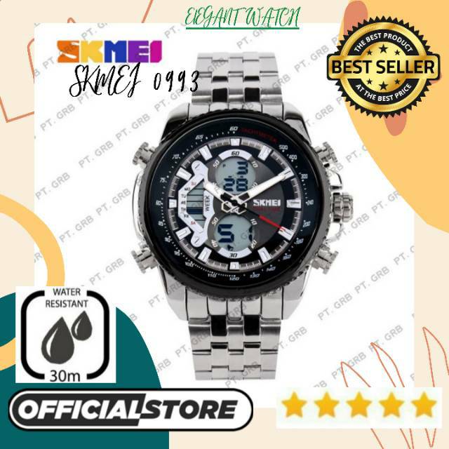 Jam Tangan Pria SKMEI Original 0993 - Jam Tangan Cowok Murah - Jam Tangan SKMEI Pria Original