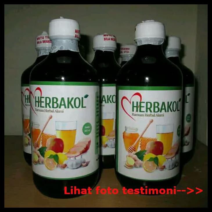 

Jus Herbal Bawang Putih+Jahe+Lemon Import+CukaApel+Madu HERBAKOL 300ml PROMO SPECIAL