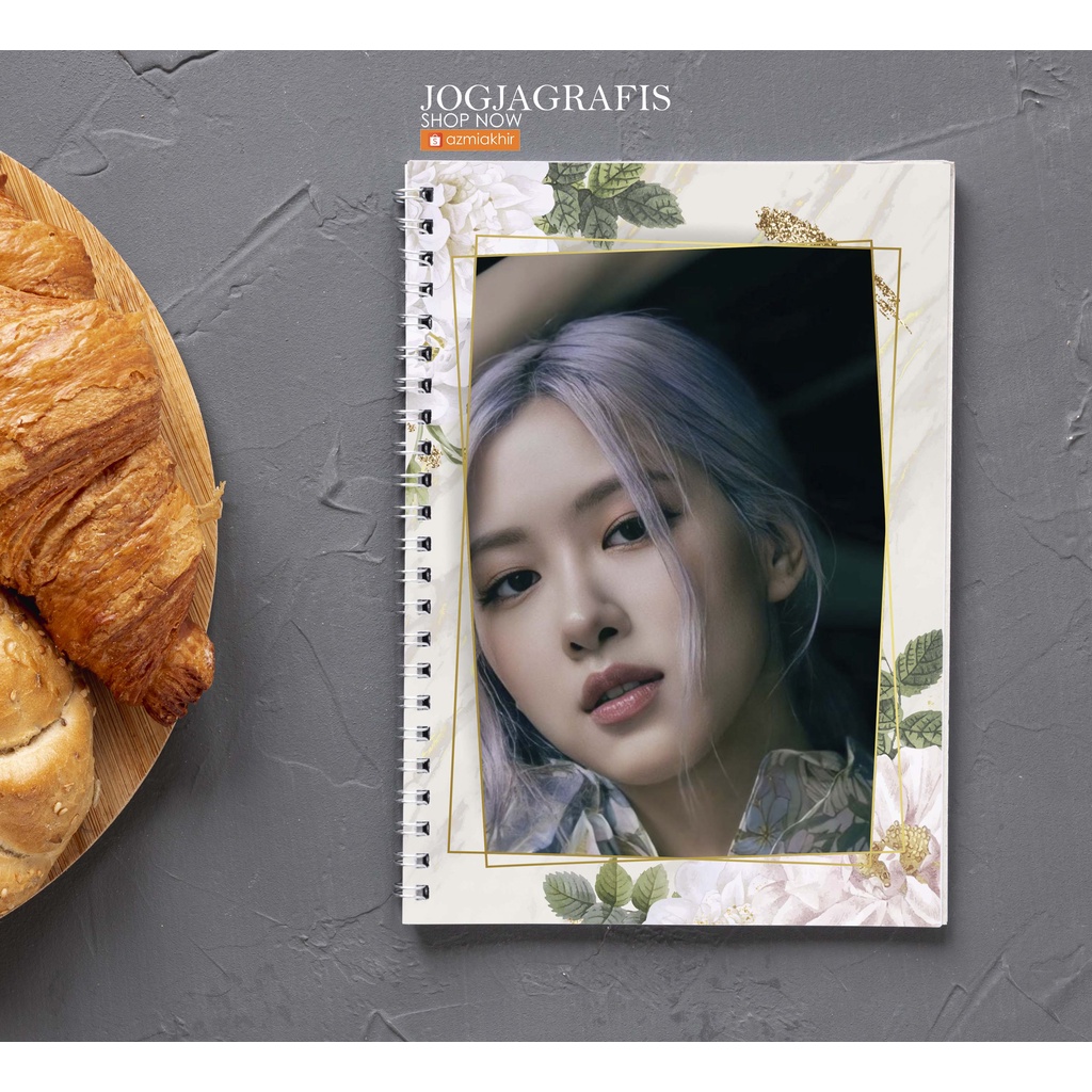 

Buku Tulis Notebook Frame Photo Aestetic A5 Custom Desain / Notebook Spiral A5