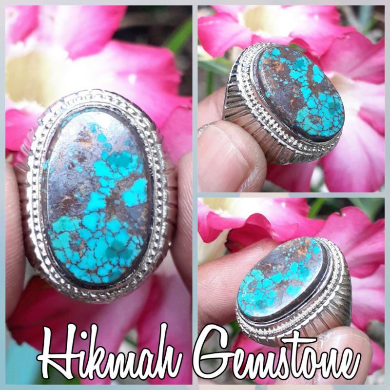 Batu Pirus Persia Urat Jala