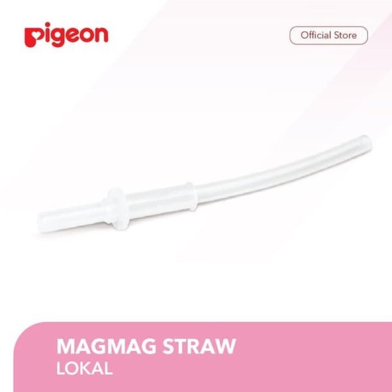 Pigeon Magmag SPARE STRAW NEW for Straw Cup Step 3 / Petite - Sedotan untuk Gelas Minum Bayi Mag Mag
