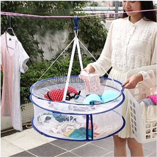 Keranjang Jemuran Lipat Dryer Clothes Basket Wadah Tempat Jemur