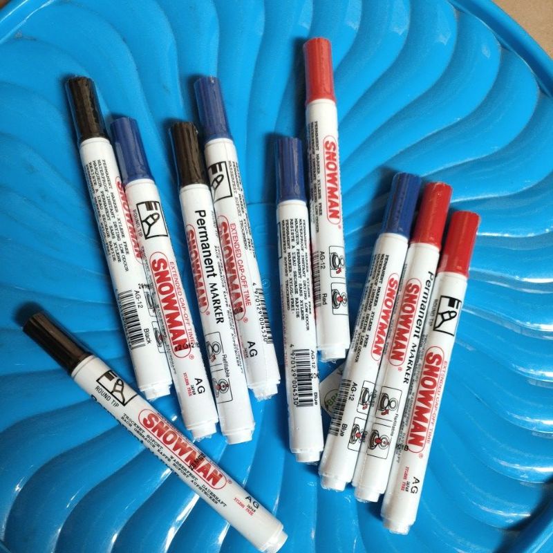 

Spidol snowman spidol permanent atau no permanent ag 12 abg12 bisa di refill