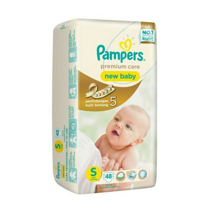 Pampers Premium Tape Perekat S 48 by WAWS