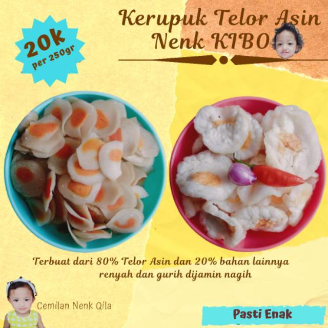 

Krupuk Telor Asin