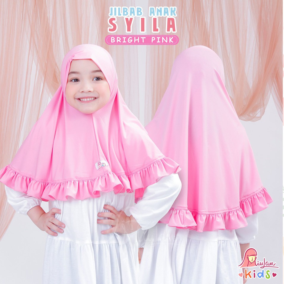 [PROMO] Hijab Syila Jilbab Instan Anak Sekolah SD Fashion Hijab Miulan New Kerudung Jersey Cantik & 