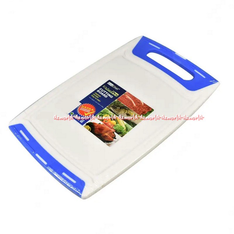 Krischef Cutting Board 24cm Higienic Durable White Alat Potong Talenan Warna Putih Papan Irisan Model Kotak Persegi Kris Chef Cutting Board