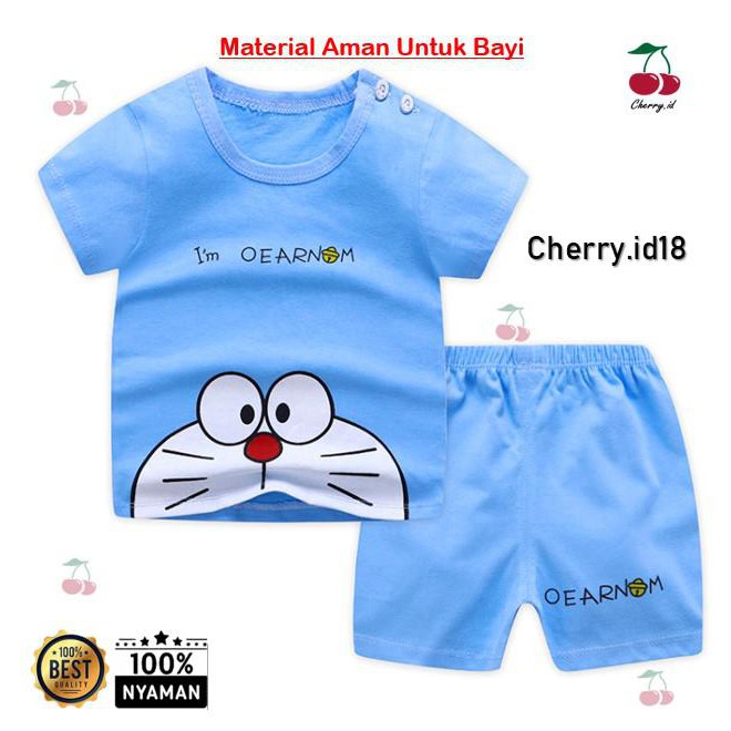 09 (0-2 Thn) Cod Setelan Baju Bayi Import / Pakaian Baju Laki Laki Import - Kuning Dino, 0-6 Bulan