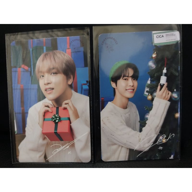 Photocard Nature Republic x NCT Haechan Doyoung Wonderland ver.