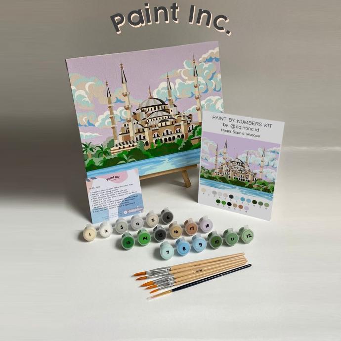 

Paint By Numbers Kit: Hagia Sophia Mosque| Paint Inc. Id | Lebaran