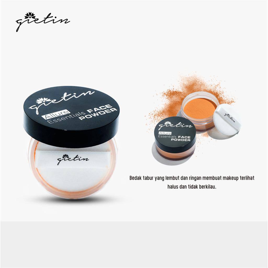 BPOM GIETIN ALLURE ESSENTIALS FACE LOOSE POWDER BEDAK TABUR GT06 [Emperor]