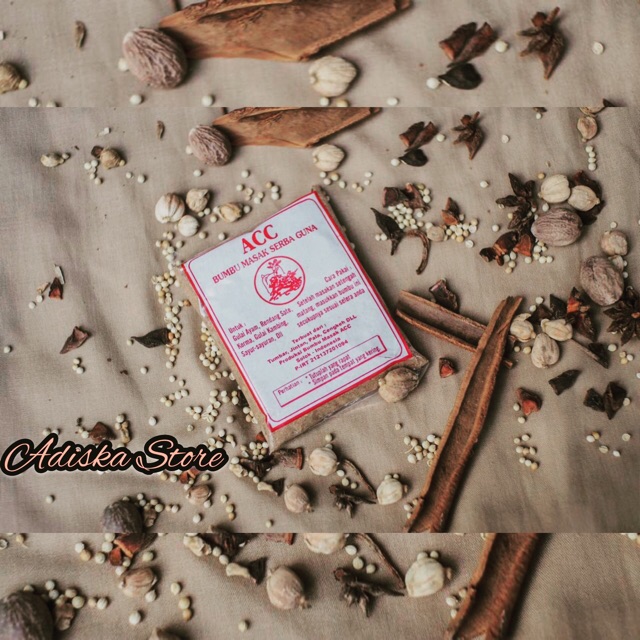 

Bumbu Rempah Masak (Pemasak) Rendang, Gulai, Soto, Kari serbaguna ACC 100gr