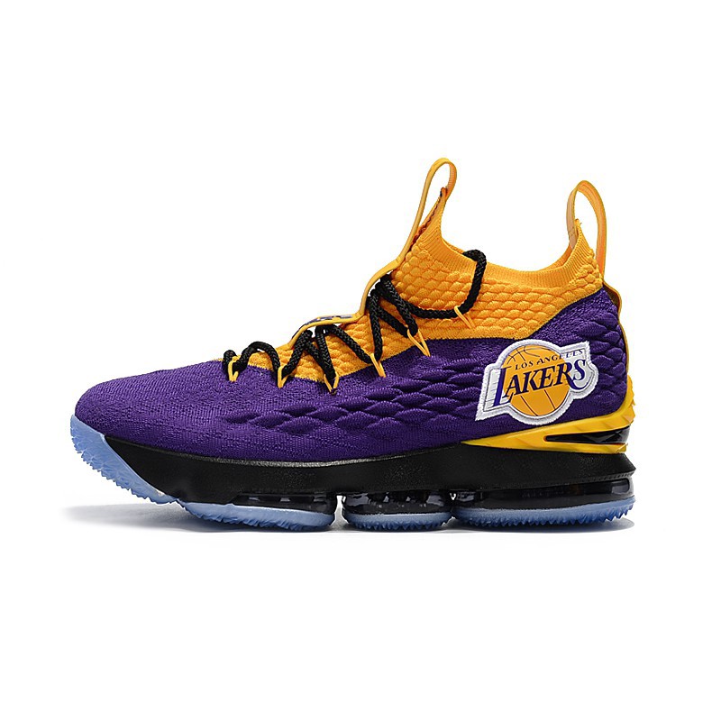 lebron 15 purple and yellow