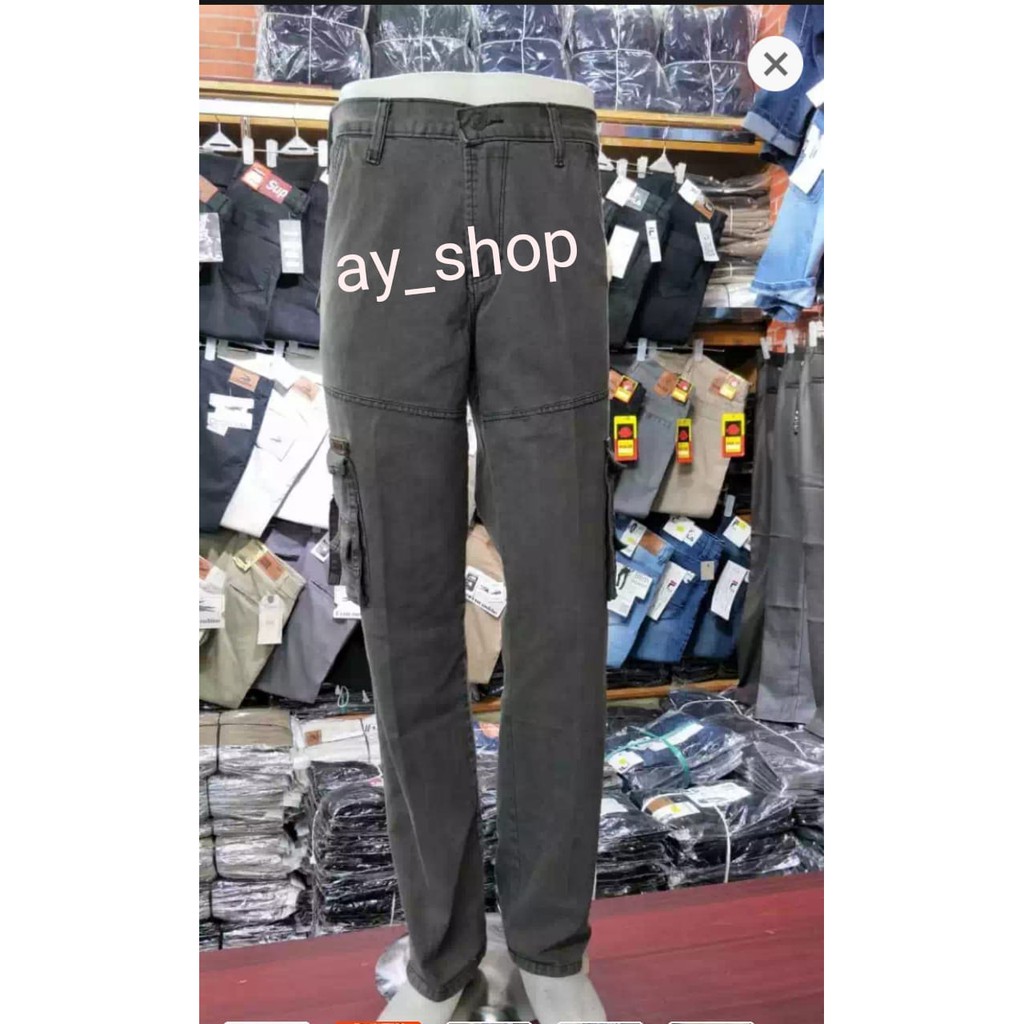 Celana Cargo Panjang bahan levis/ Celana Gunung Panjang Pria/ Celana Gunung pria/ Celana panjang/ Ce