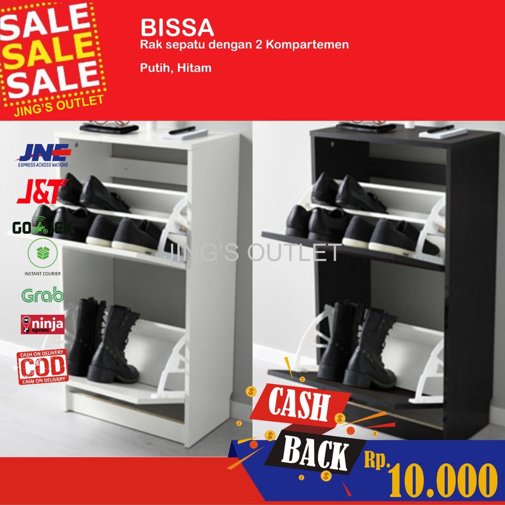  BISSA  Kabinet Sepatu  Shoe Rack Rak  Sepatu  IK 