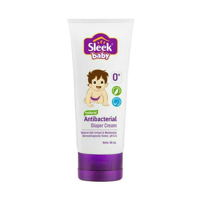 Sleek Baby Antibacterial Diaper Cream Krim Ruam Popok