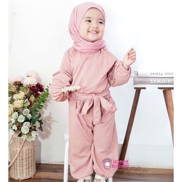 Baju Muslim Anak  Perempuan Alika Series / One Set Anak / Set Baju Muslim Anak 0-5 Tahun