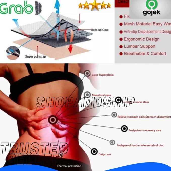 256 magnet terapi pinggang sendi syaraf