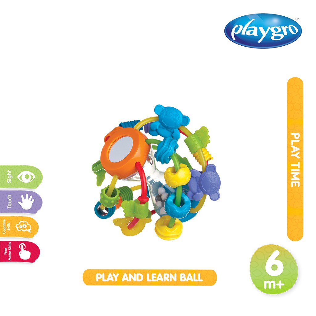 Playgro Baby Play and Learn - Mainan Bola untuk Anak Balita 6m+