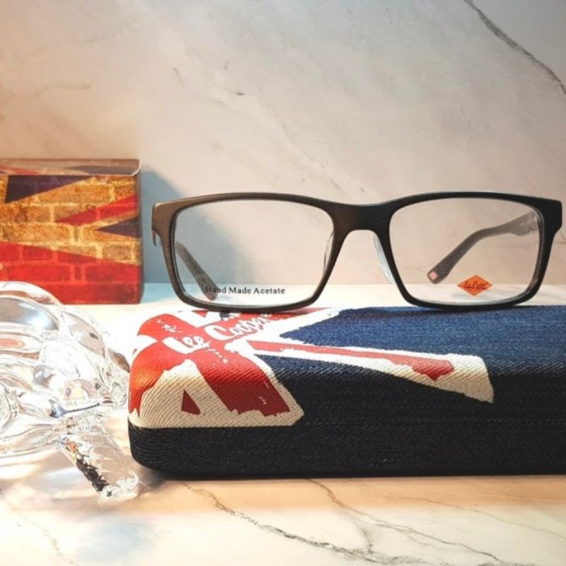 Kacamata Frame Original Lee Cooper FP5129C1M Simple Elegan Black - Pria Wanita